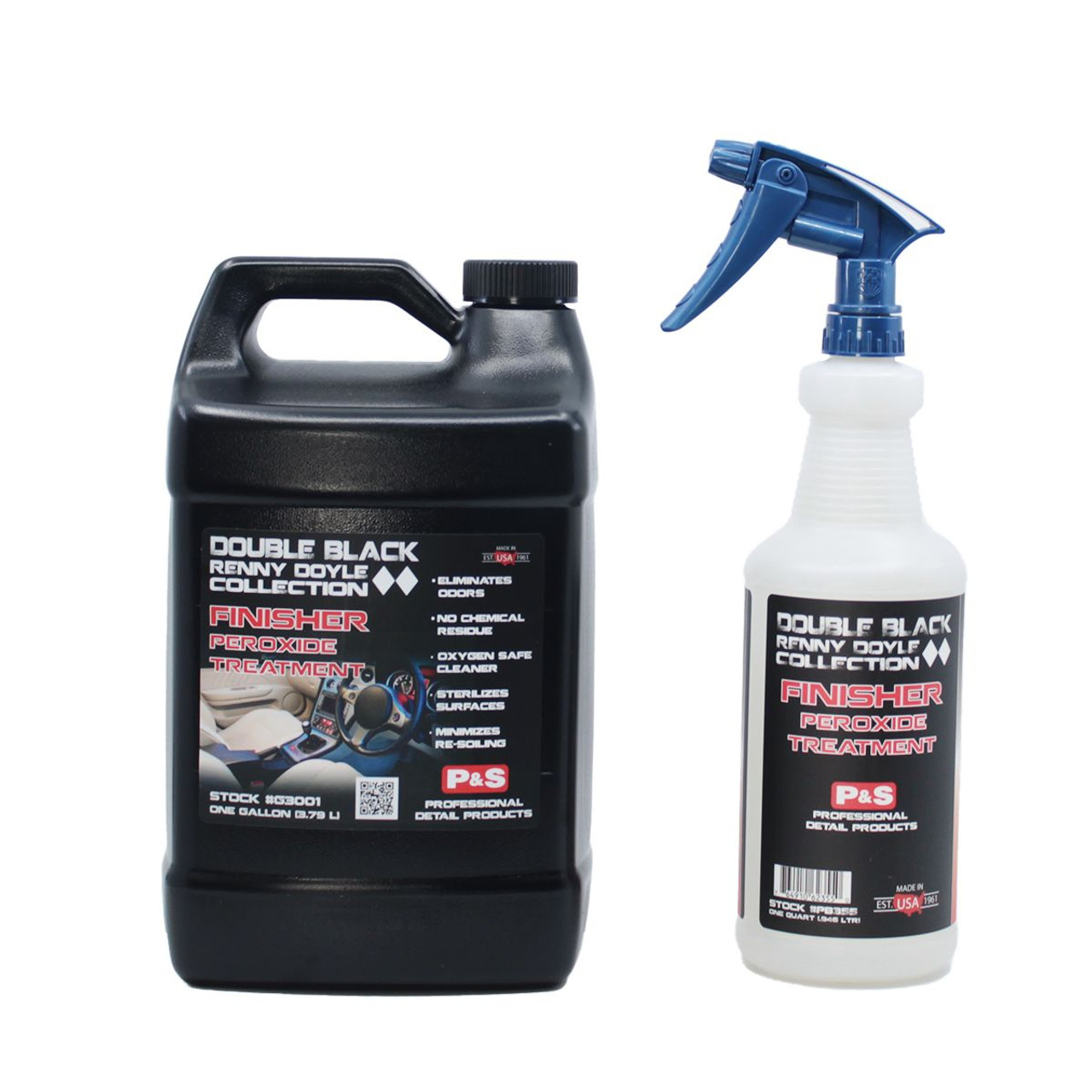 P&S Xpress Interior Cleaner 1 Gallon Kit | 32oz Bottle Sprayer Combo