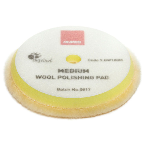RUPES Medium Yellow Wool Pad - 150-180 mm - 7 inch