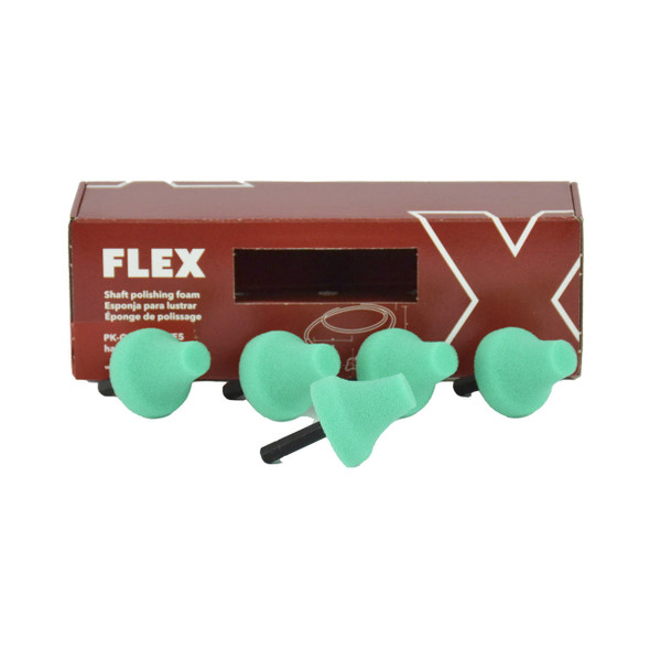 FLEX Flexible shaft Accessory 5pc Set Cone Green