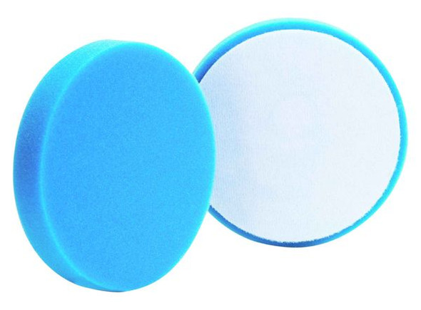 Buff and Shine Blue Foam Light Polishing Pad - 4 Inch - 2 Pack