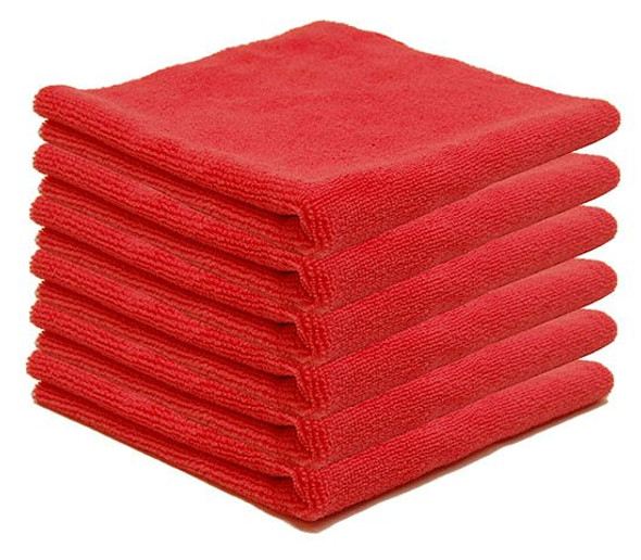 Cobra Crimson Red Edgeless Polishing Cloth- 6 Pack