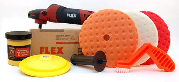 FLEX PE14-2-150 Rotary Polisher Starter Kit