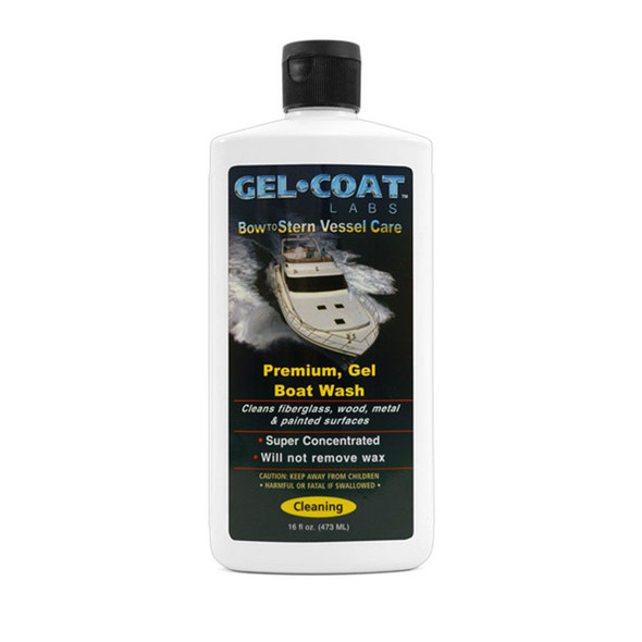 16 oz. Gel Coat Labs Marine Wash and Super Concentrated High Foam Shampoo