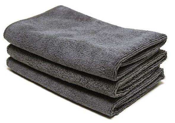 Cobra Grey All Purpose Microfiber Towels- 3 Pack