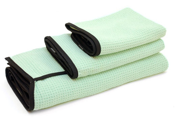 The Guzzler Waffle Weave Towels, 16 x 24 - 3 Pack 