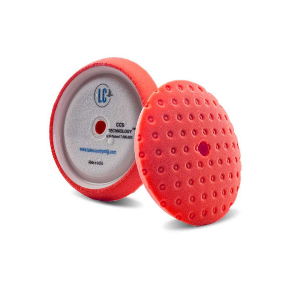 CCS Red 8.5 Inch Ultrasoft Wax-Sealant Foam Pad