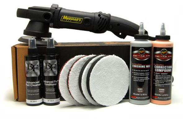 Meguiars MT300 DA Microfiber Correction System Complete Kit