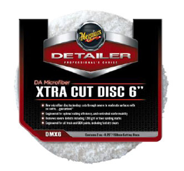 Meguiars DMX6 DA Microfiber Xtra Cut Disc - 6 inches