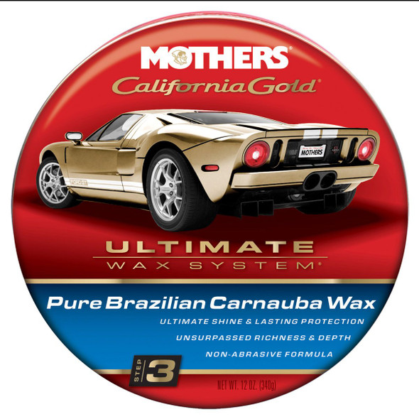Mothers California Gold Pure Carnauba Paste Wax 