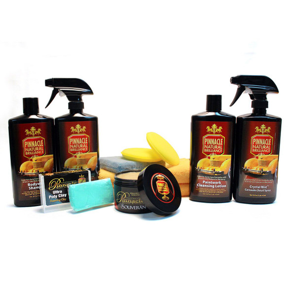 Pinnacle Complete Detailing Wax and Cleaning Kit