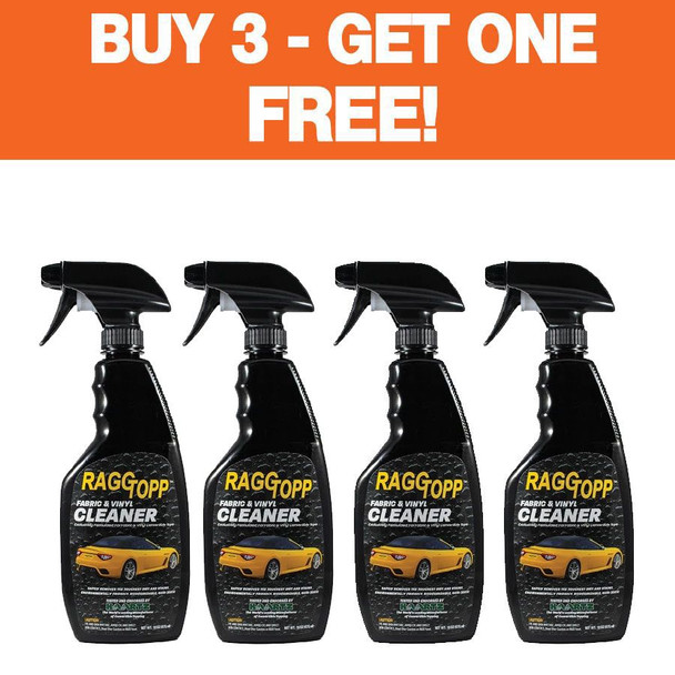 RAGGTOPP Fabric and Vinyl Convertible Top Cleaner - Buy 3 - GET ONE FREE