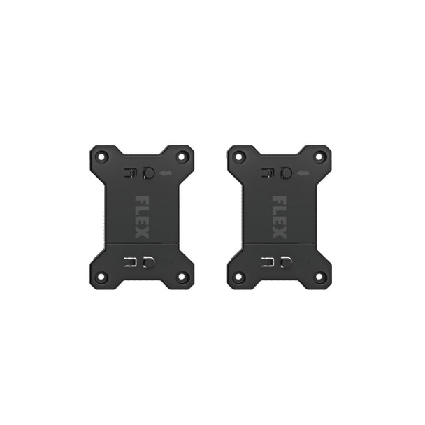 FLEX Storage System Attachment Mod Charger Mounter Plate 2 Pack