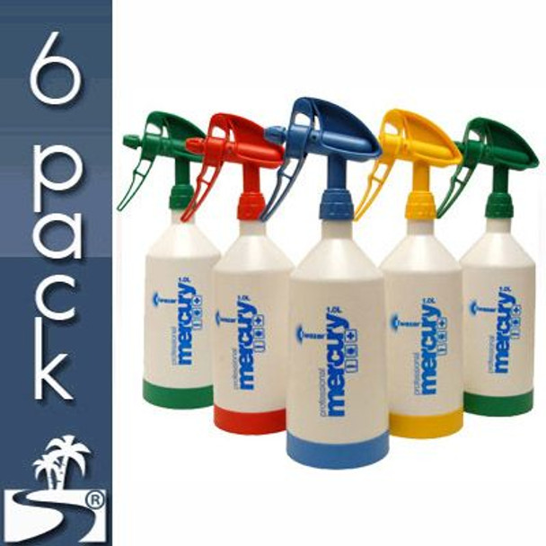 Kwazar Mercury Pro  1 Liter Spray Bottle - 33 oz - 6 Pack