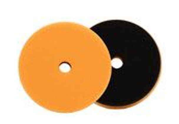 Buff and Shine Low-Pro Orange Medium Cut Polishing Foam Pad - 6.5 inch