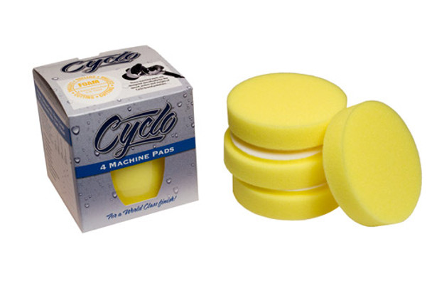 4 Pack Cyclo Premium Yellow Cutting Pads