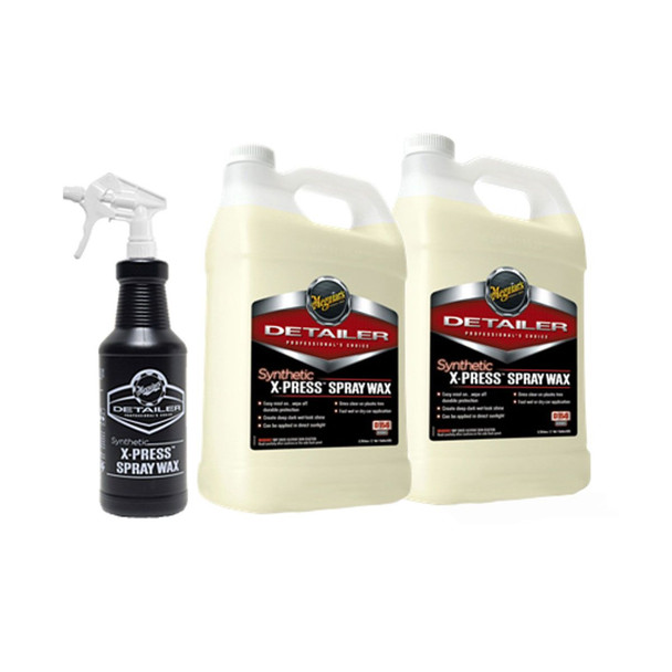 Meguiars D156 Synthetic X-press Spray Wax - Combo Pack