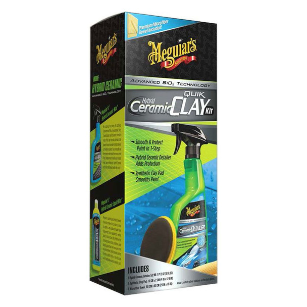 Meguiars Hybrid Ceramic Quik Clay Kit