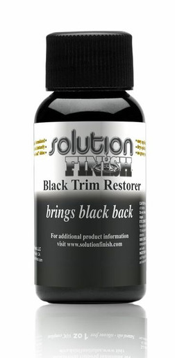 Solution Finish Black Plastic & Vinyl Restorer, 12 oz.