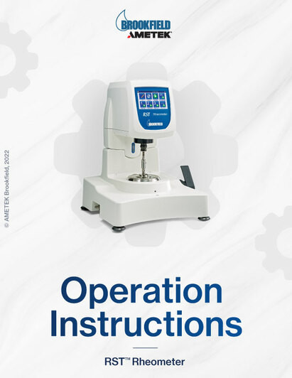 Choose latest full featured DVNext Rheometer from AMETEK Brookfield