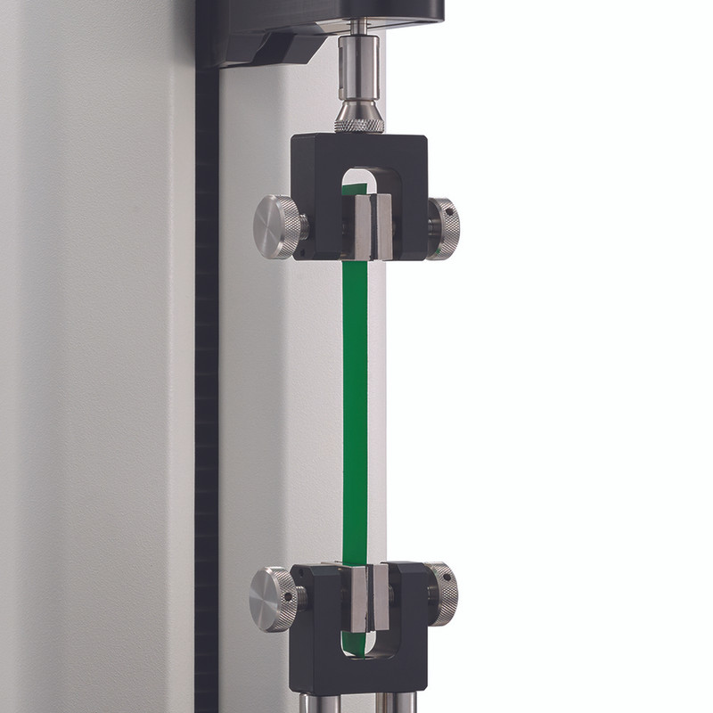 Dual Grip Fixture for tensile testing of thin films or integrity of seals for packaging.