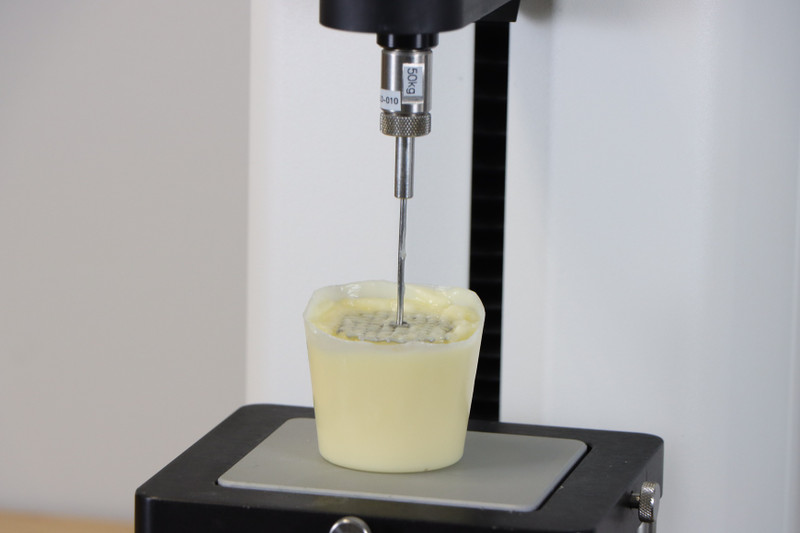 Mesh Probe quantifies the consistency of products such as mayonnaise and yogurt.