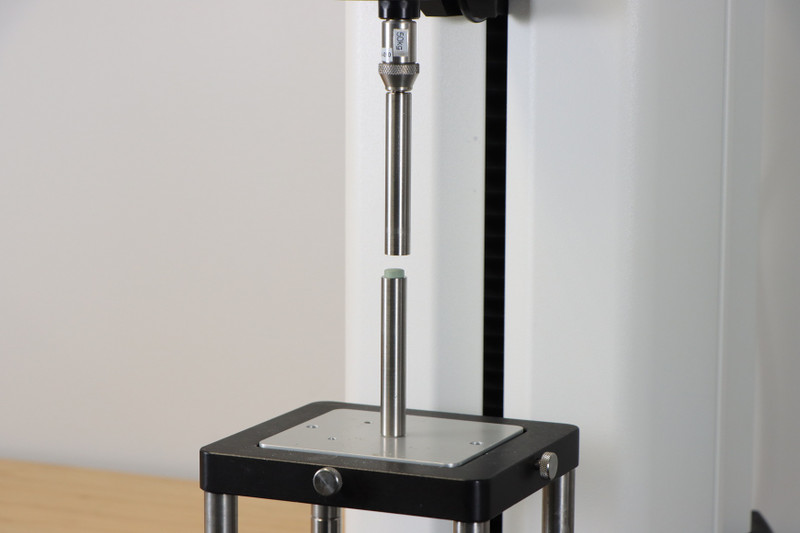 Tablet Coating Adhesion Fixture measures the adhesion force of a tablet coating to a tablet