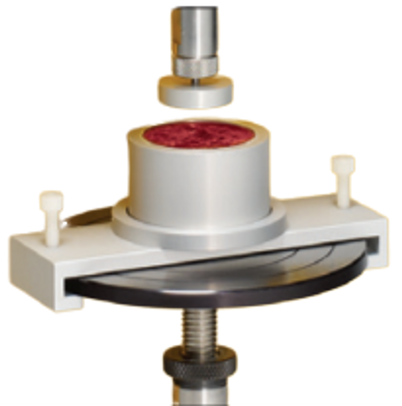 Back Extrusion Cell Set for measuring consistency of applesauce, pudding, yogurt and similar products.