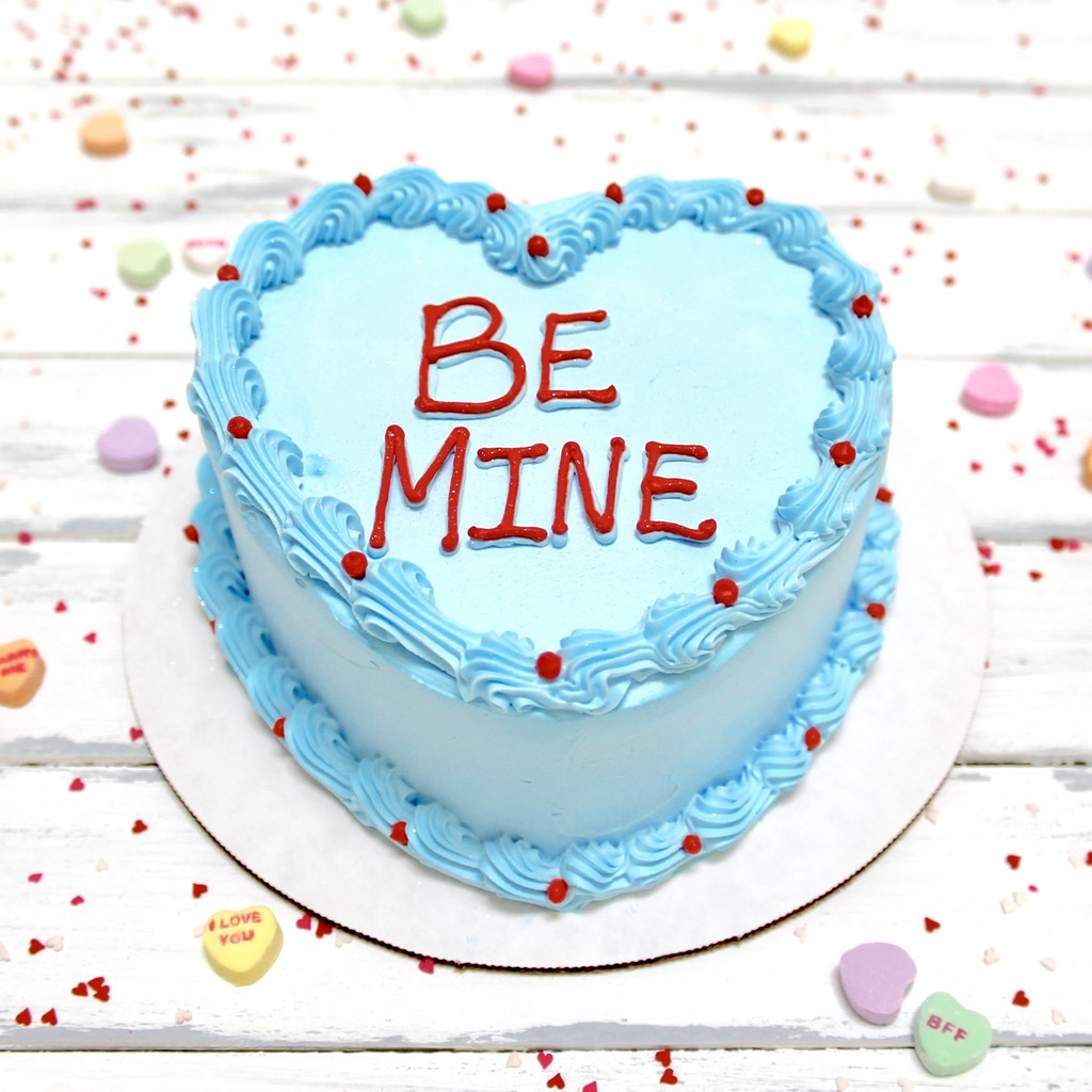 Conversation Heart Cakes