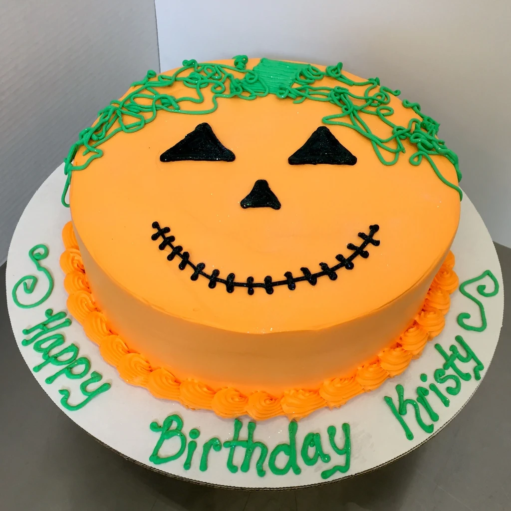 Jack O'Lantern Cake
