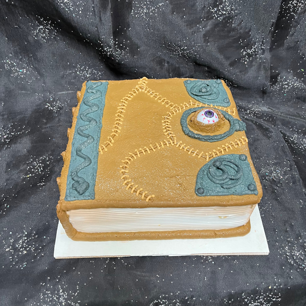 Hocus Pocus Book Cake