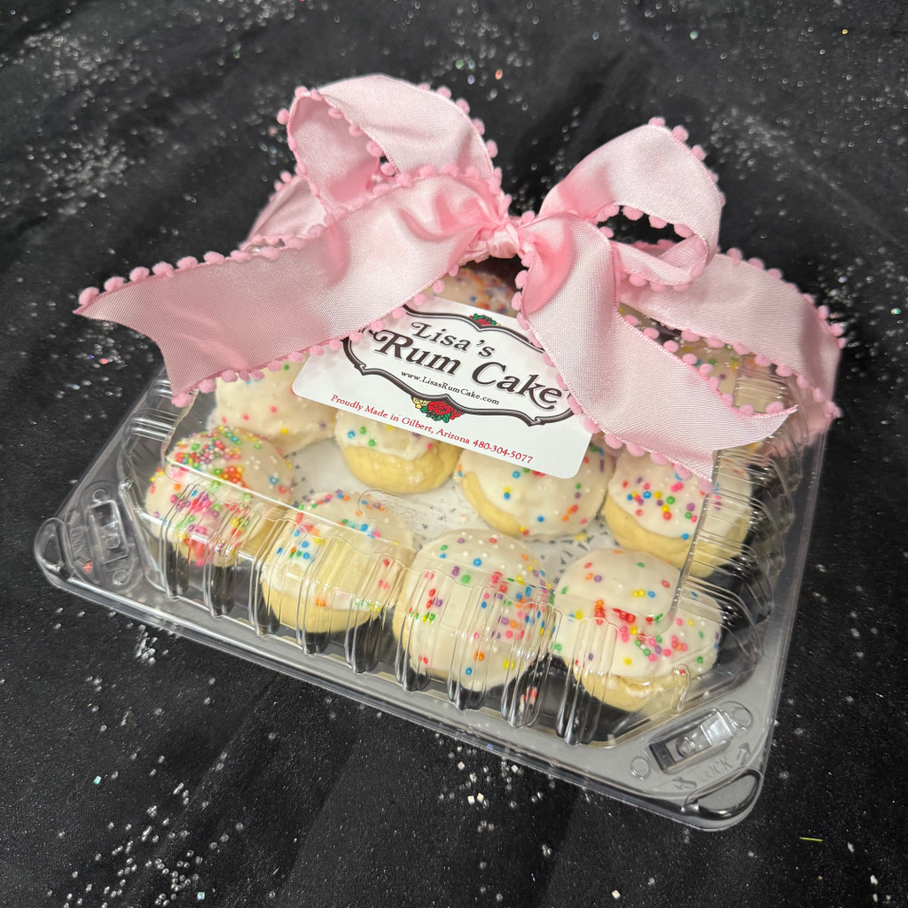 One Dozen Italian White Cookies