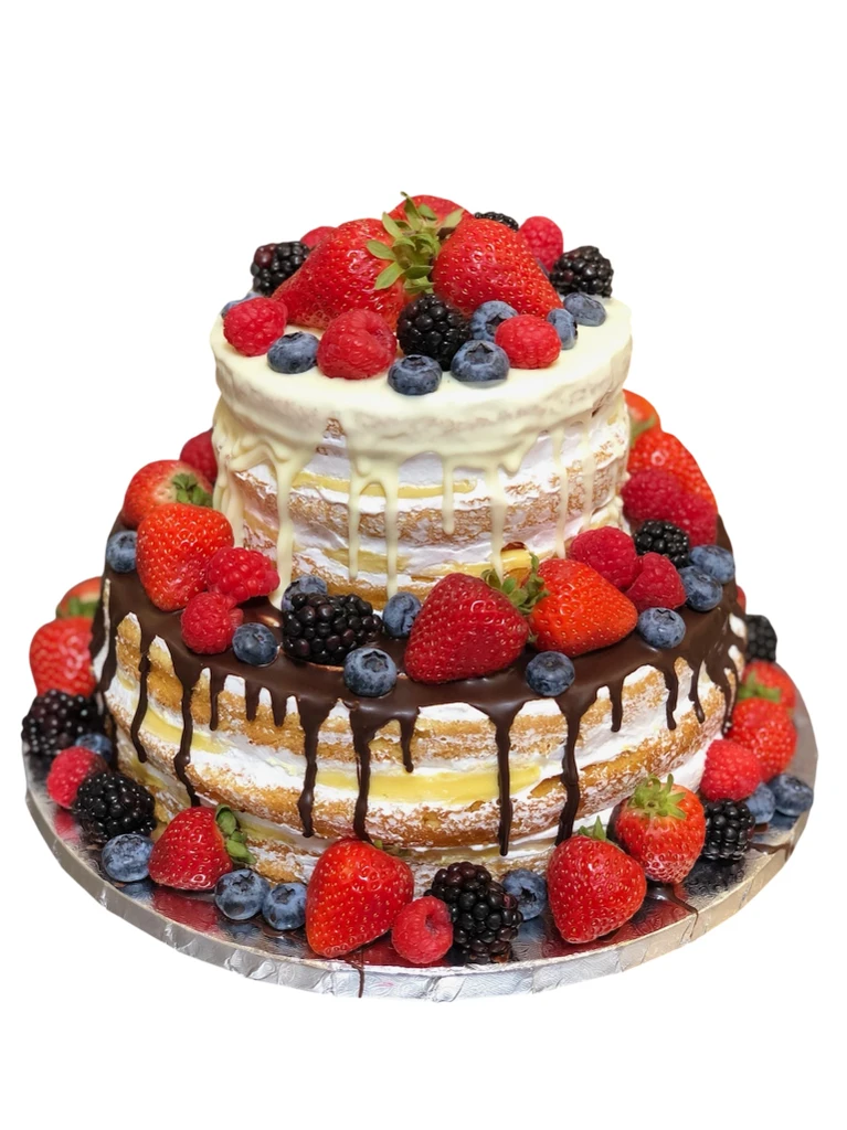 Berry Couture Tiered Cake