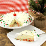 Christmas Cannoli Cake Pie