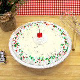 Christmas Cannoli Cake Pie