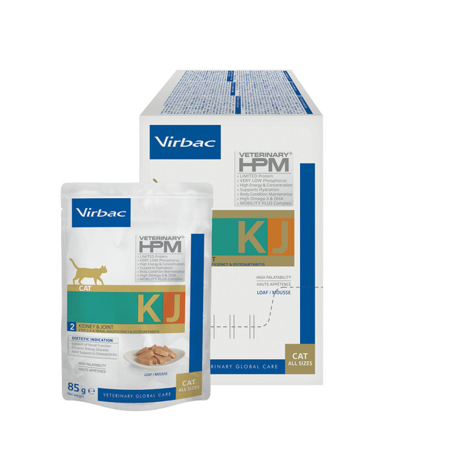 Veterinary HPM Kidney & Joint húmeda para gatos