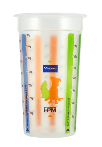 VETERINARY® HPM Vasos medidores para pienso de perros y gatos - Vaso