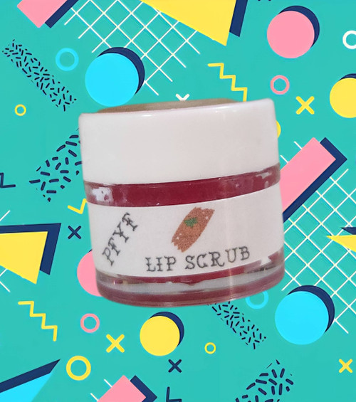 Strawberry Fruit Roll-Up Lip Scrub