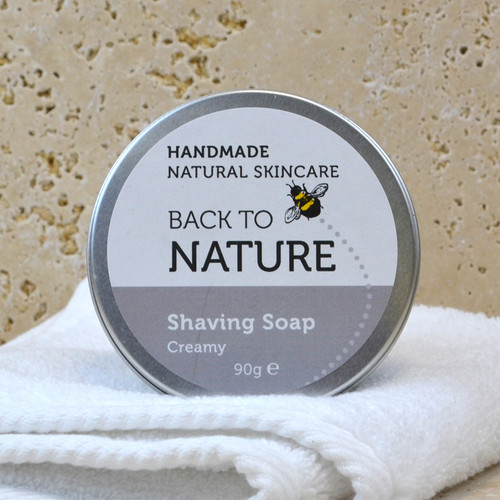 Natural handmade shaving soap
