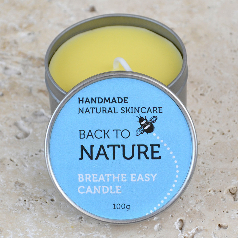 Breathe Easy Natural Aromatherapy Candle