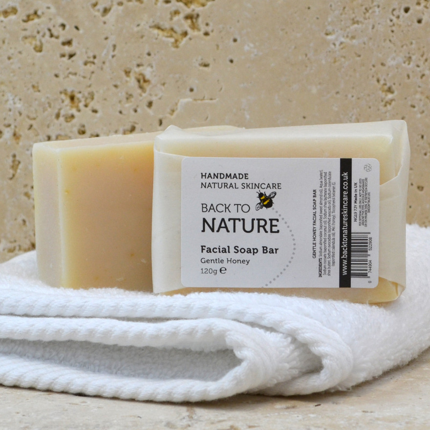 Gentle honey facial soap