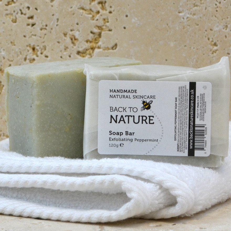 Exfoliating Peppermint Soap