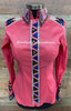 Coral, Black, Purple, White and Silver All Day Show Shirt - Ladies Size Small/Medium