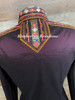 Aubergine, Gold, Coral, Bronze and Black All Day Show Shirt - Ladies Size Large