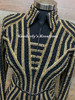 Black and Gold Show Jacket - Ladies Size Small/Medium