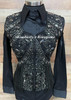 Black and Silver Show Vest Set - Ladies Size Small - $1200.00