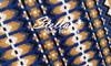 Royal Blue, Slate Blue, Gold, Black and White - 34 x 44