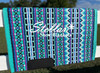 Mint, Black, White, Blue and Raspberry - 34 x 44