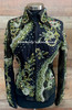Black and Lime Green Show Jacket - Ladies Size Medium