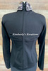 Black and Purple Horsemanship Shirt and Show Blanket Set - Ladies Size Small/Medium