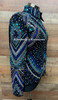 Black, Royal, Turquoise and Silver Show Jacket - Ladies Size Large
